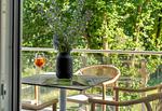 Gartenblick - Apartment C6 im "Pine Hill Resort" – mit großem, überdachten Südbalkon -  Hunde herzlich willkommen - Top-Hundeurlaub