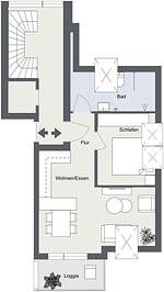 Grundriss - Meersuiten No6 - Top-Hundeurlaub