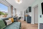 Wohnzimmer - Ferienwohnung Meeresrauschen Hörnum auf Sylt - Top-Hundeurlaub