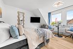 Schlafzimmer - Ferienwohnung Dünensonne Hörnum auf Sylt - Top-Hundeurlaub