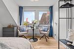 Schlafzimmer - Ferienwohnung Dünensonne Hörnum auf Sylt - Top-Hundeurlaub