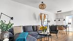 Wohnzimmer - Ferienhaus 33a (Diek No.1) - Top-Hundeurlaub