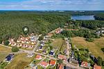 Vogelperspektive - Ferienwohnung Waldhaus 4.1 mit Terrasse und Grillmöglichkeit - Hunde sind willkommen - Top-Hundeurlaub