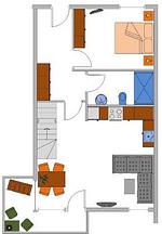 Grundriss - Appartement Sonnenfang - Top-Hundeurlaub