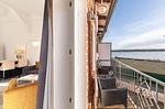 Ferienwohnung Kietz-Oase Waren (Müritz) - Balkon mit Blick auf den See - Kietz-Oase - Top-Hundeurlaub