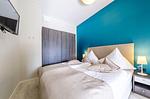 Ferienwohnung Vasco da Gama Suite Ostseebad Wustrow ZweiWasser Alte Seefahrtschule Schlafzimmer - Vasco da Gama Suite - Top-Hundeurlaub