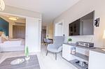 Ferienwohnung Boddenglück Ostseebad Wustrow ZweiWasser Alte Seefahrtschule Blick ins Schlafzimmer - Boddenglück - Top-Hundeurlaub