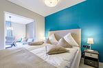 Ferienwohnung Boddenglück Ostseebad Wustrow ZweiWasser Alte Seefahrtschule Schlafzimmer - Boddenglück - Top-Hundeurlaub