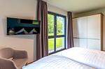 Apartment Yoga-Oase Krakow am See – Schlafzimmer mit moderner Ausstattung und ein Hauch von Eleganz - Waldameise - Top-Hundeurlaub