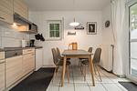 Ferienhaus Waldblick am Plauer See Kueche mit Esstisch - Waldblick - Top-Hundeurlaub