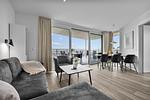 Wohnzimmer - Ferienwohnung "Fernsicht" Marina Wendtorf - Top-Hundeurlaub