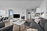 Wohnzimmer - Ferienwohnung "Fernsicht" Marina Wendtorf - Top-Hundeurlaub