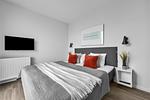 Schlafzimmer - Ferienwohnung "Fernsicht" Marina Wendtorf - Top-Hundeurlaub
