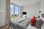 Schlafzimmer - Ferienwohnung "Fernsicht" Marina Wendtorf - Top-Hundeurlaub