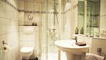 Badezimmer - Ferienwohnung Austernfischer Ockholm - Top-Hundeurlaub