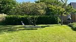 Garten - Ferienwohnung Austernfischer Ockholm - Top-Hundeurlaub