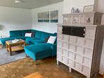 Wohnzimmer - Ferienwohnung Austernfischer Ockholm - Top-Hundeurlaub
