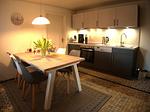 Küche / Küchenzeile - Ferienwohnung Austernfischer Ockholm - Top-Hundeurlaub