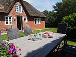 Garten - Ferienhaus auf der kleinen Gaarde Ockholm - Top-Hundeurlaub