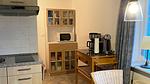 Küche / Küchenzeile - Ferienwohnung Wattwurm Ockholm - Top-Hundeurlaub