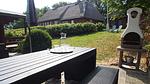 Grillbereich - Ferienwohnung Wattwurm Ockholm - Top-Hundeurlaub
