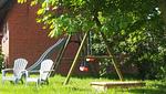 Garten - Ferienwohnung Wattwurm Ockholm - Top-Hundeurlaub