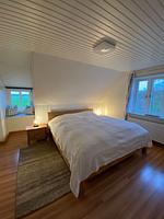 Schlafzimmer - Ferienwohnung Wattwurm Ockholm - Top-Hundeurlaub