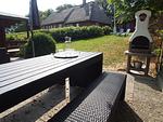 Grillbereich - Ferienwohnung Wattwurm Ockholm - Top-Hundeurlaub