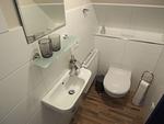Badezimmer - Ferienwohnung Strandkrabbe Ockholm - Top-Hundeurlaub