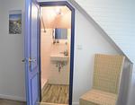 Badezimmer - Ferienwohnung Strandkrabbe Ockholm - Top-Hundeurlaub