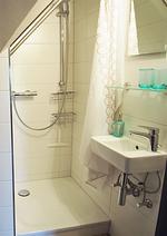 Badezimmer - Ferienwohnung Strandkrabbe Ockholm - Top-Hundeurlaub
