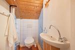 Badezimmer - Ferienhaus Rad Kapitän direkt am See mit Sauna und Terrasse - Top-Hundeurlaub