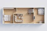 Grundriss - Ferienhaus Rad Kapitän direkt am See mit Sauna und Terrasse - Top-Hundeurlaub
