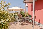 Terrasse - Ferienwohnung Thurbruch mit Sonnenterrasse, ruhig gelegen und perfekt für 4 Personen. - Top-Hundeurlaub