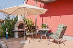 Terrasse - Ferienwohnung Thurbruch mit Sonnenterrasse, ruhig gelegen und perfekt für 4 Personen. - Top-Hundeurlaub