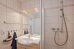 Badezimmer - Ferienwohnung Thurbruch mit Sonnenterrasse, ruhig gelegen und perfekt für 4 Personen. - Top-Hundeurlaub
