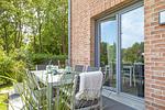 Terrasse - Ferienwohnung 0.8/ Erck - Top-Hundeurlaub