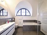 Badezimmer - Luxus Reetdachvilla mit 3 Schlafzimmern, Sauna und Kamin (G06) - Top-Hundeurlaub