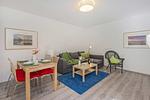 Wohnzimmer - Ferienwohnung Kanten nur 500 Meter bis zum Strand mit Sonnenterrasse - Top-Hundeurlaub