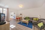 Wohnzimmer - Ferienwohnung Kanten nur 500 Meter bis zum Strand mit Sonnenterrasse - Top-Hundeurlaub