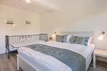 Schlafzimmer - Ferienwohnung Kanten nur 500 Meter bis zum Strand mit Sonnenterrasse - Top-Hundeurlaub
