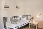 Schlafzimmer - Ferienwohnung Kanten nur 500 Meter bis zum Strand mit Sonnenterrasse - Top-Hundeurlaub