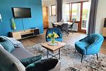 Wohnzimmer - Ferienwohnung Holiday Home 10 - Top-Hundeurlaub