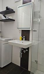 Badezimmer - Ferienwohnung Holiday Home 10 - Top-Hundeurlaub