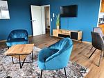 Wohnzimmer - Ferienwohnung Holiday Home 10 - Top-Hundeurlaub