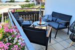 Balkon - Ferienwohnung Holiday Home 10 - Top-Hundeurlaub