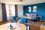 Wohnzimmer - Ferienwohnung Holiday Home 10 - Top-Hundeurlaub
