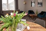 Wohnzimmer - Ferienwohnung Holiday Home 10 - Top-Hundeurlaub