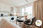 Küche / Küchenzeile - Appartement Kranich - Top-Hundeurlaub