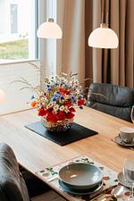 Küche / Küchenzeile - Appartement Kranich - Top-Hundeurlaub